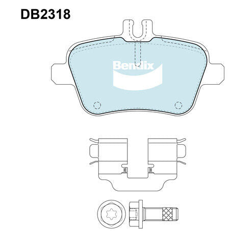 Bendix DB2318EURO Brake Pad Set Euro+