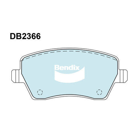 Bendix DB2366GCT Brake Pads Set - General CT