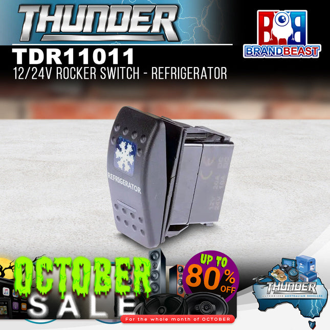 Thunder TDR11011 12/24V Rocker Switch - Refrigerator
