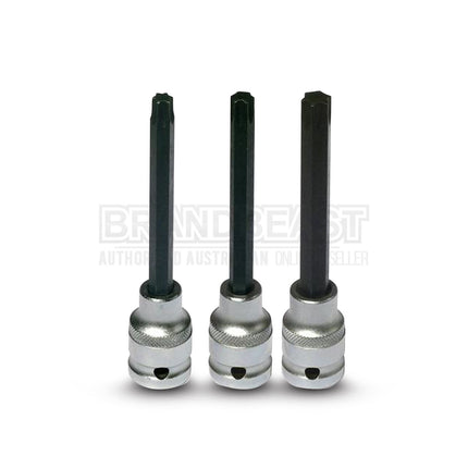 Bikeservice BS9731 Front Fork Tx-Star Bit Socket Set 3 Piece