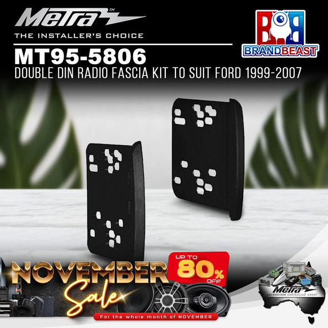 Metra MT95-5806 Double DIN Radio Fascia Kit To Suit Ford 1999-2007