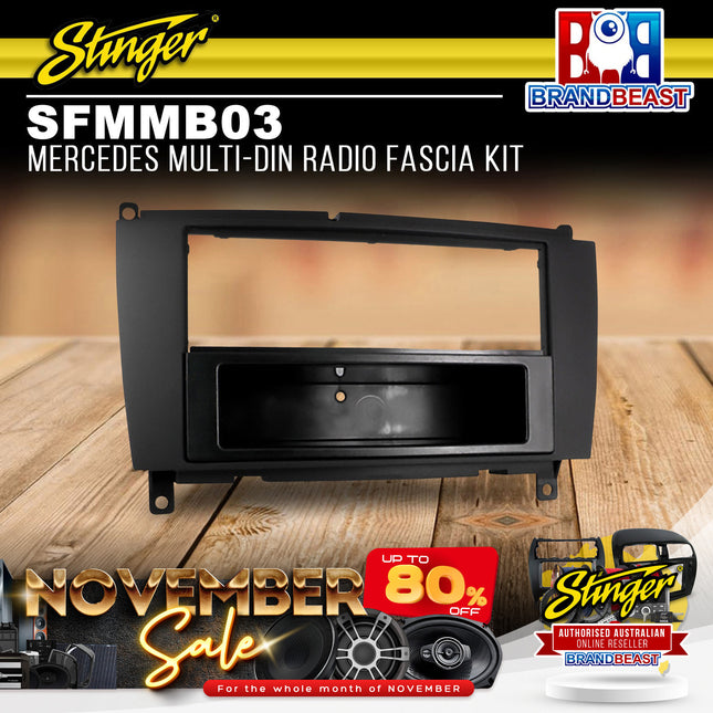Stinger SFMMB03 Mercedes Multi-DIN Radio Fascia Kit