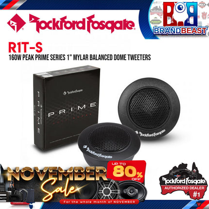 Rockford Fosgate R1T-S Prime 1" Tweeter Kit (Pair)