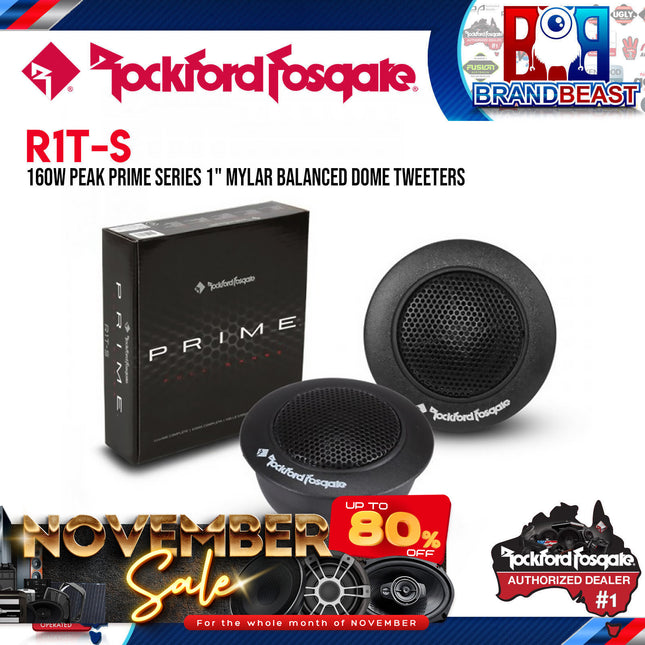 Rockford Fosgate R1T-S Prime 1" Tweeter Kit (Pair)