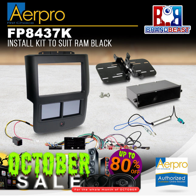 Aerpro FP8437K Install Kit to Suit Dodge Ram