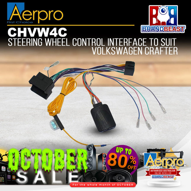 Aerpro CHVW4C Steering Wheel Control Harness Suit Volkswagen Crafter