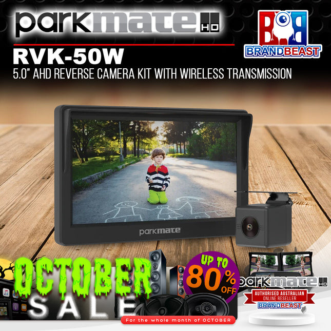 Parkmate RVK-50W 5.0" AHD Reverse Camera Kit with Wireless Transmission