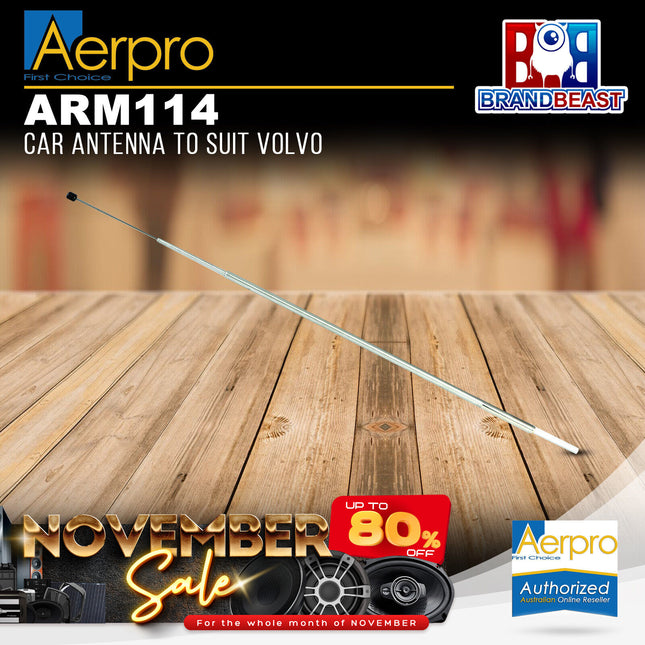 Aerpro ARM114 Car Antenna to Suit Volvo