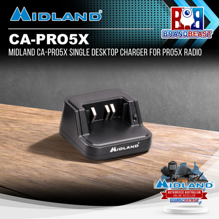 Midland CA-PRO5X Single Desktop Charger for PRO5X Radio