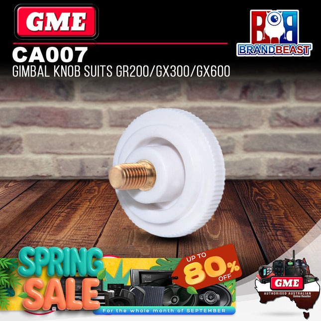 GME CA007 Gimbal Knob Suit GR200W/ GR300BTW/GX300W/GX600D/GX400W/ GX700W - WHITE