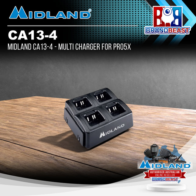 Midland CA13-4 - Multi Charger for PRO5X