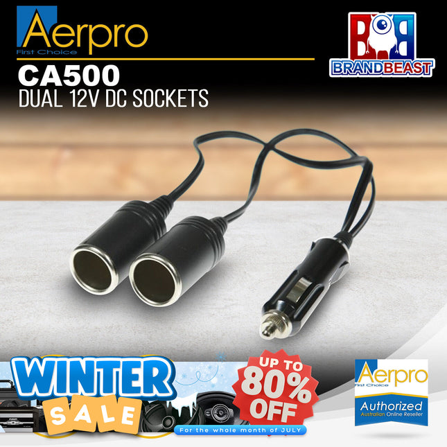 Aerpro CA500 Dual 12V DC Sockets