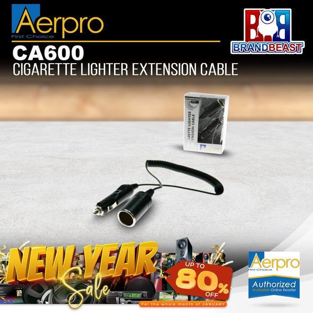 Aerpro CA600 Cigarette Lighter Extension Cable