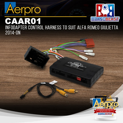 Aerpro CAAR01 Infodapter Control Harness to Suit Alfa Romeo Giulietta 2014-On