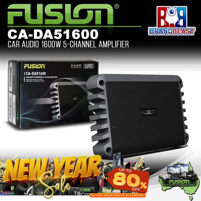 Fusion CA-DA51600 1600W 5 Channel Amplifier