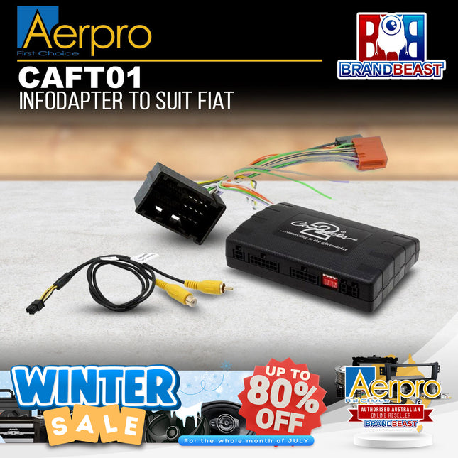 Aerpro CAFT01 AV Infodaptor Suit Fiat Ducato 2015-ON