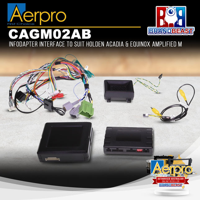 Aerpro CAGM02AB Infodapter Interface to Suit Holden Acadia & Equinox Amplified