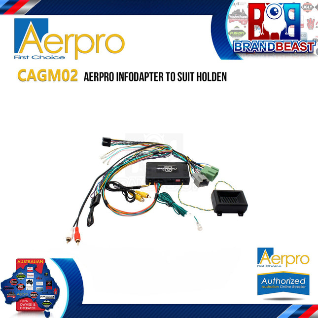 Aerpro CAGM02 AV Infodaptor Suit Holden Colorado 2017-ON