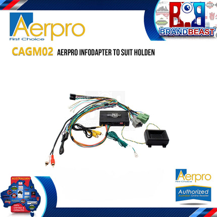 Aerpro CAGM02 AV Infodaptor Suit Holden Colorado 2017-ON