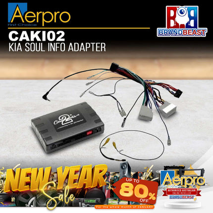 Aerpro CAKI02 AV Infodaptor Suit Kia Soul PS 2015-ON