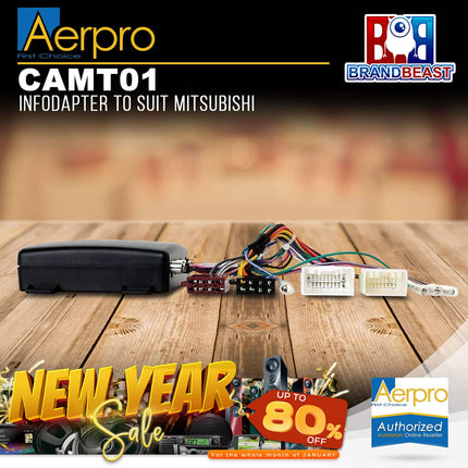 Aerpro CAMT01 OEM AV Infodapter Suit Mitsubishi Various Models