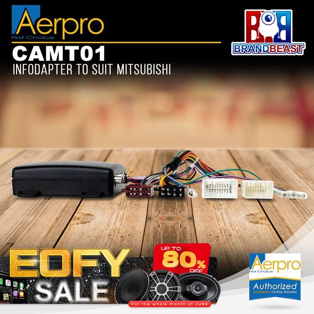 Aerpro CAMT01 OEM AV Infodapter Suit Mitsubishi Various Models