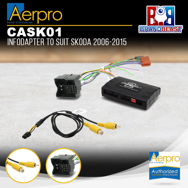Aerpro CASK01 Infodapter Interface Suit Skoda Various Models