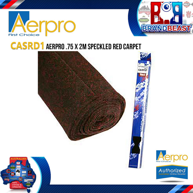 Aerpro CASRD1 .75 X 2M Speckled Red Carpet