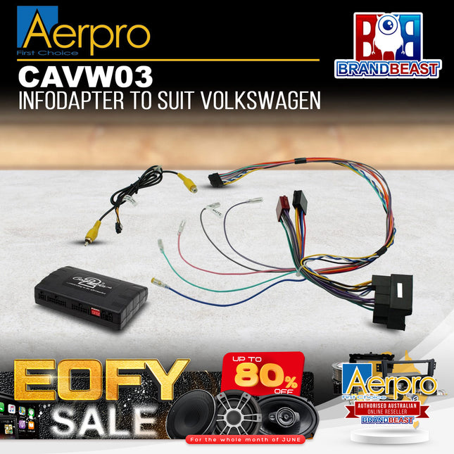 Aerpro CAVW03 AV Infodaptor Suit Volkswagen