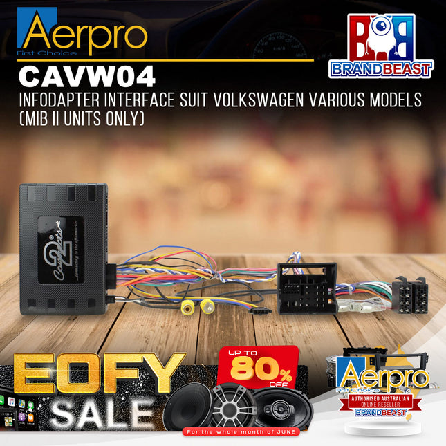 Aerpro CAVW04 Infodapter Interface Suit Volkswagen Various Models