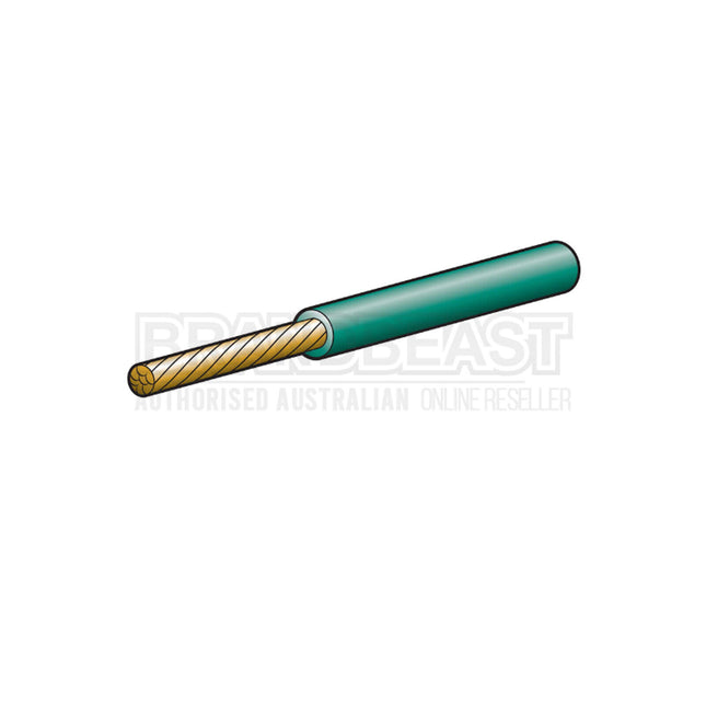 CB1430GN Cable Single Core 4MM 15A 30M Green