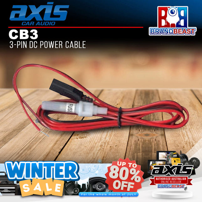 Axis CB3 3-pin Dc Power Cable