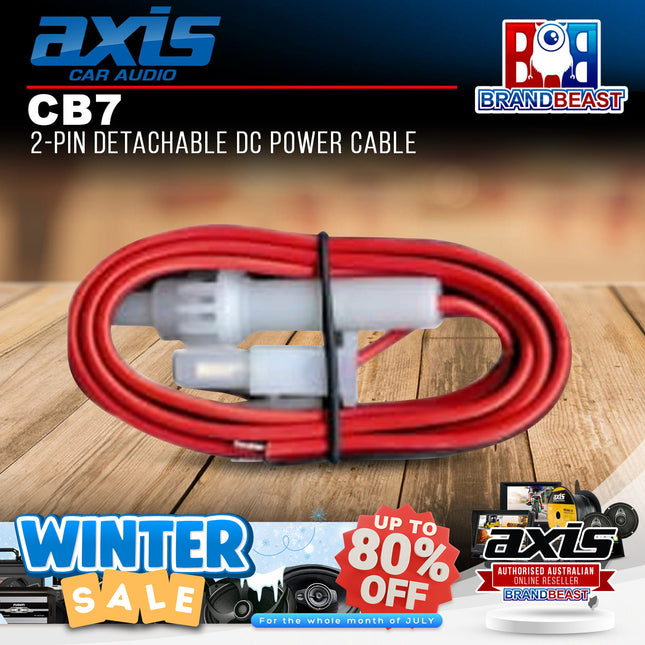 Axis CB7 2-pin Detachable Dc Power Cable