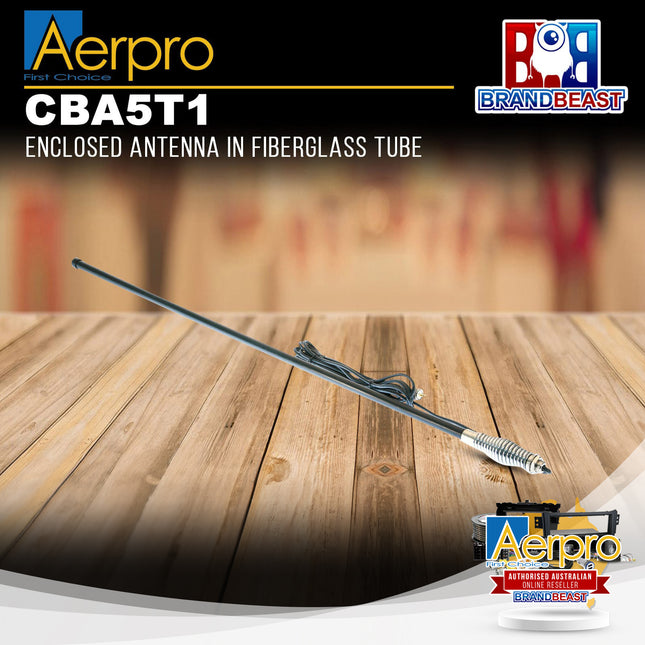 Aerpro CBA5T1 7.5dBi 477MHz Black Radome UHF Antenna