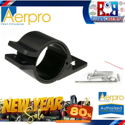 Aerpro CBB4954B UHF Light Brackets Black Suitable For Mounting Driving Light