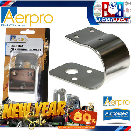 Aerpro CBBB50 50mm Universal UHF CB Antenna Bull Bar Bracket