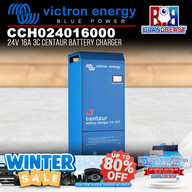 Victron Energy CCH024016000 24V 16A 3C Centaur Battery Charger