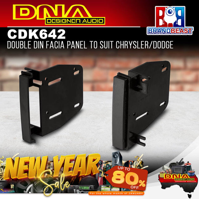 DNA CD-K642 Double DIN Fascia Panel to Suit Chrysler/Dodge