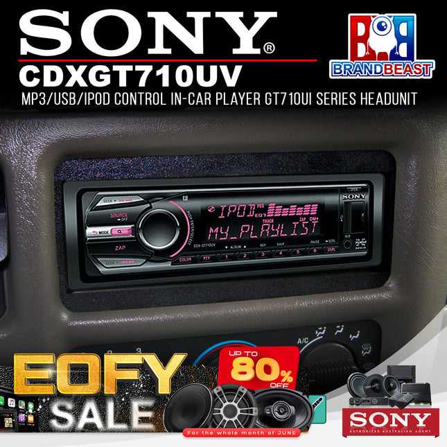 Sony CDX-GT710UV MP3/USB/iPod Control In-Car Player GT710UI Series Headunit
