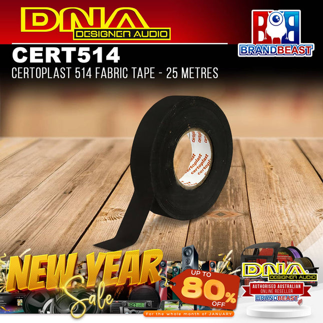 DNA CERT514 Certoplast 514 Fabric Tape 25 Metres