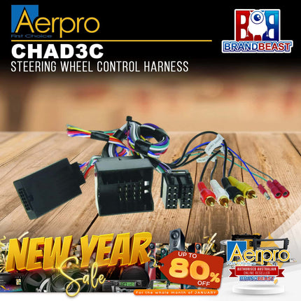 Aerpro CHAD3C Steering Wheel Control Interface Suit Audi Various Models