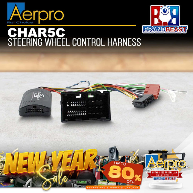 Aerpro CHAR5C Steering Wheel Control Harness Suit Alfa Romeo Giulietta 2014