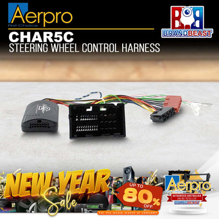 Aerpro CHAR5C Steering Wheel Control Harness Suit Alfa Romeo Giulietta 2014