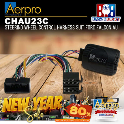 Aerpro CHAU23C Steering Wheel Control Harness Suit Ford Falcon AU