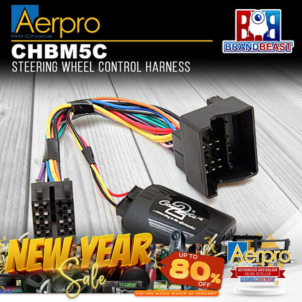 Aerpro CHBM5C Steering Wheel Control Harness to Suit BMW/Mini Cooper/Landrover