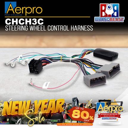 Aerpro CHCH3C Steering Wheel Control Harness Suit Chrysler/Dodge/Jeep