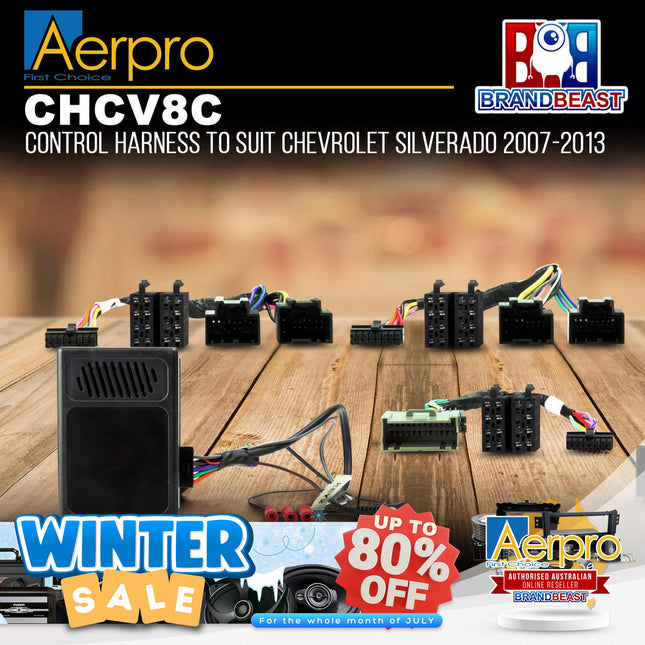 Aerpro CHCV8C Control Harness to Suit Chevrolet Silverado 2007-2013