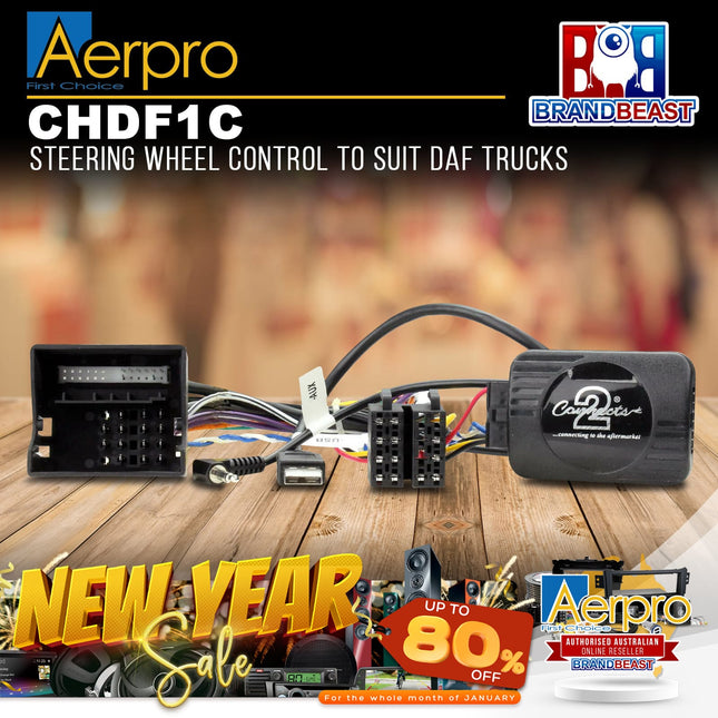 Aerpro CHDF1C Steering Wheel Control to Suit DAF Trucks