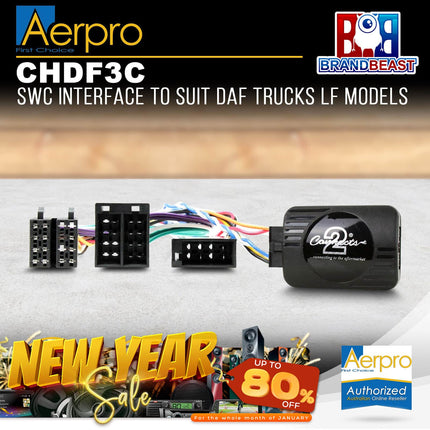 Aerpro CHDF3C Steering Wheel Control Interface to Suit DAF Trucks