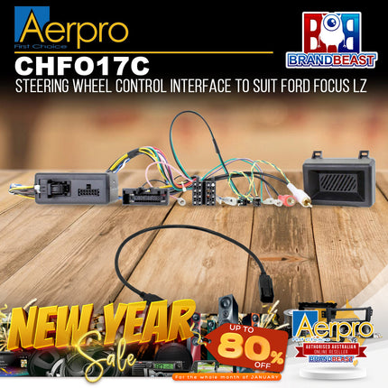 Aerpro CHFO17C Steering Wheel Control Interface to Suit Ford Focus LZ